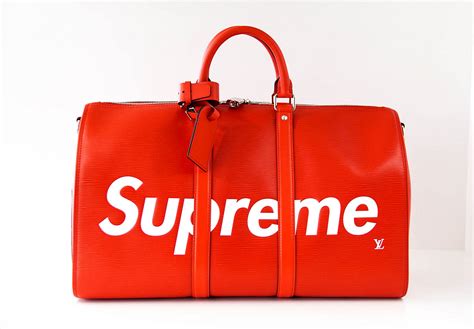 supreme lv duffle bag replica|red epi bandouliere duffle.